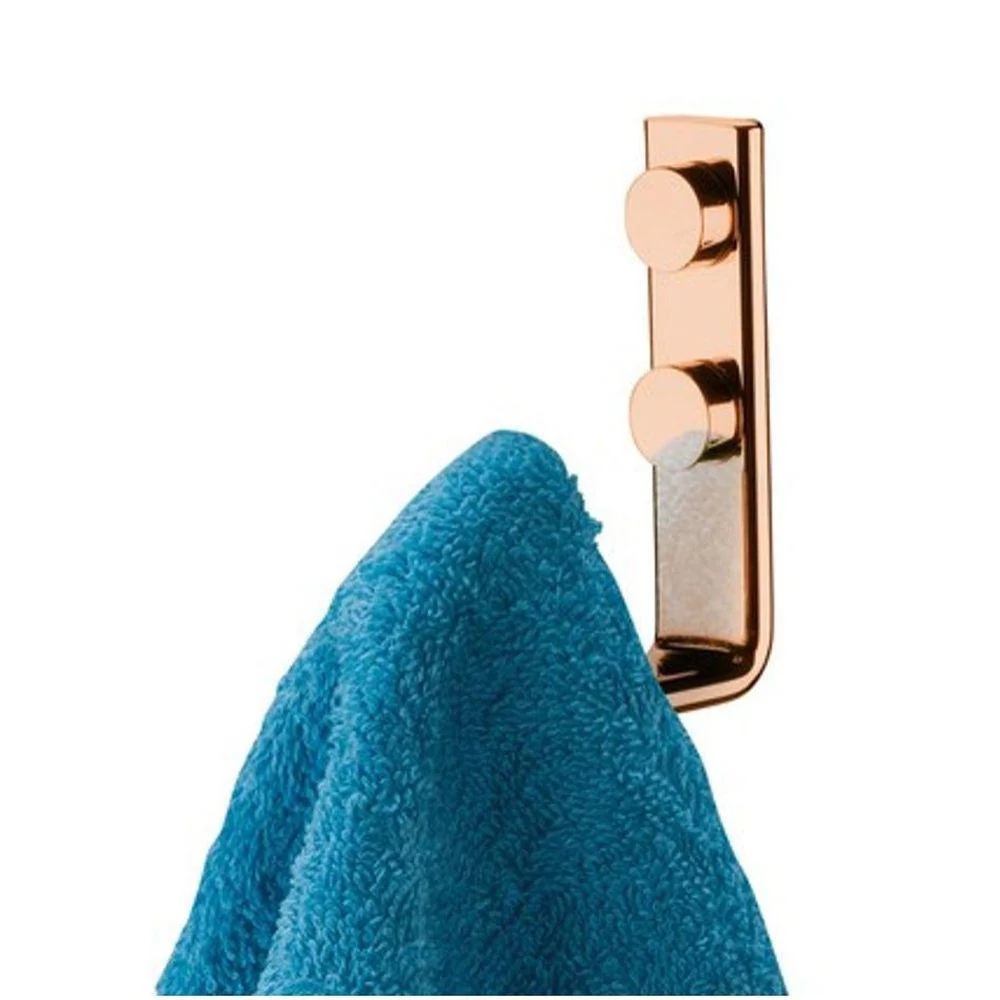 Cabide Suporte Multiuso Para Toalha de Parede Rose Gold