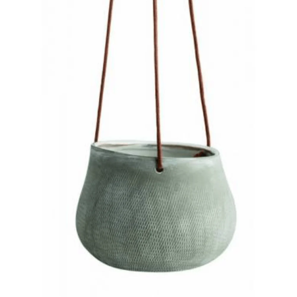 Vaso Cachepot Pendente Off White Em Ceramica (P) - Image 2