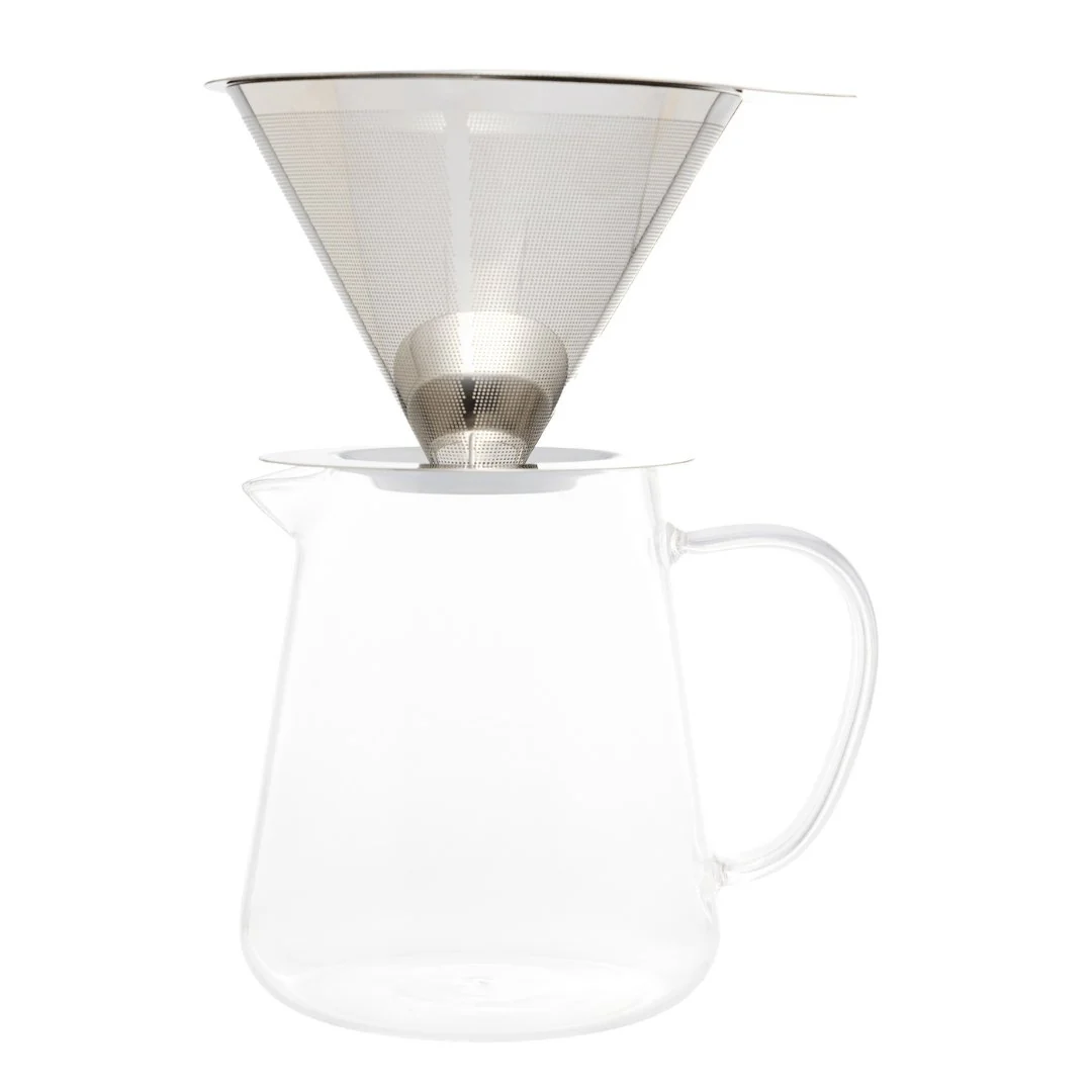 Cafeteira de Vidro Borossilicato com Filtro em Aço Inox 750ml - Image 5