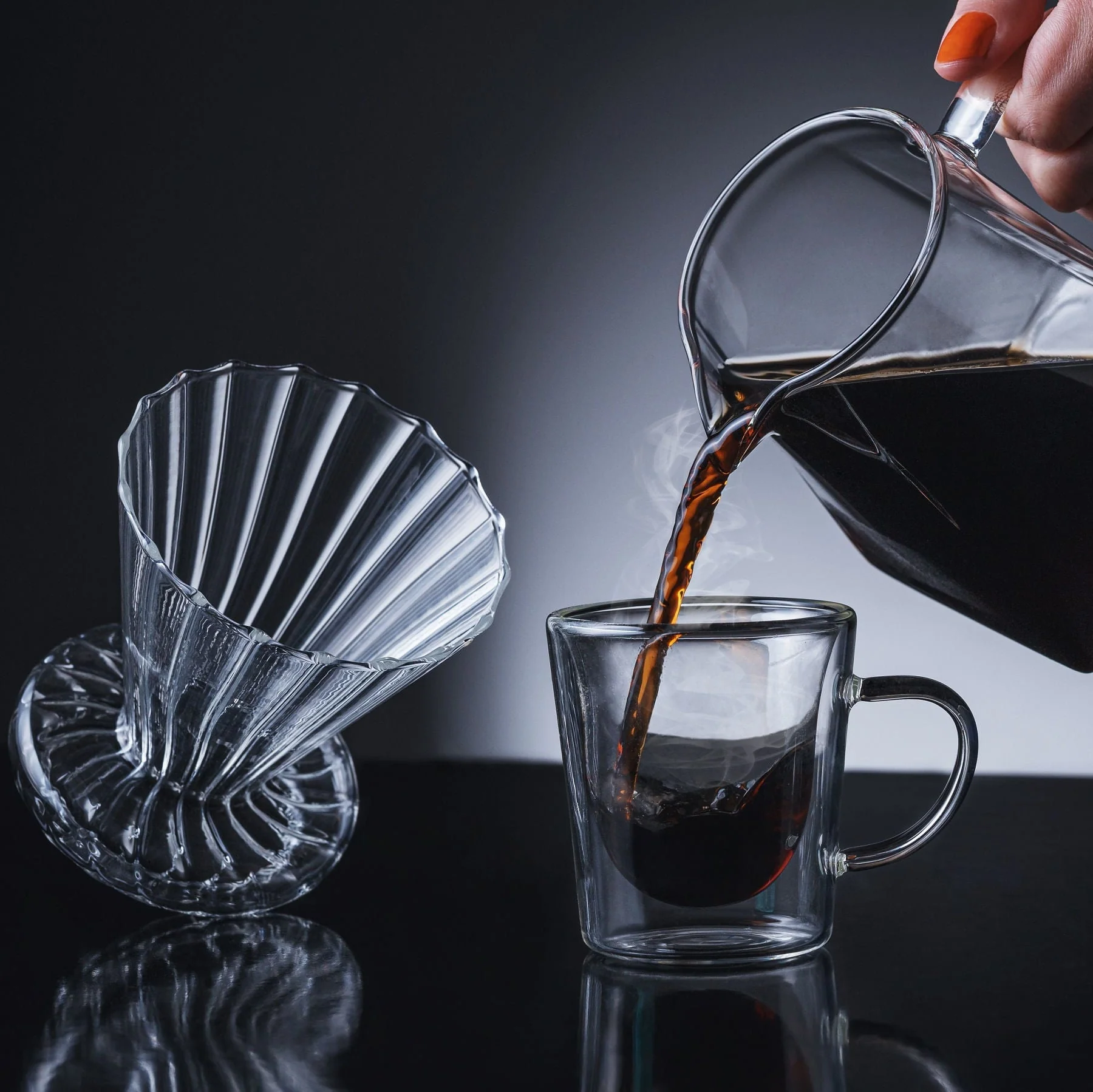 Cafeteira e Filtro de Vidro Borossilicato 500ml - Image 7