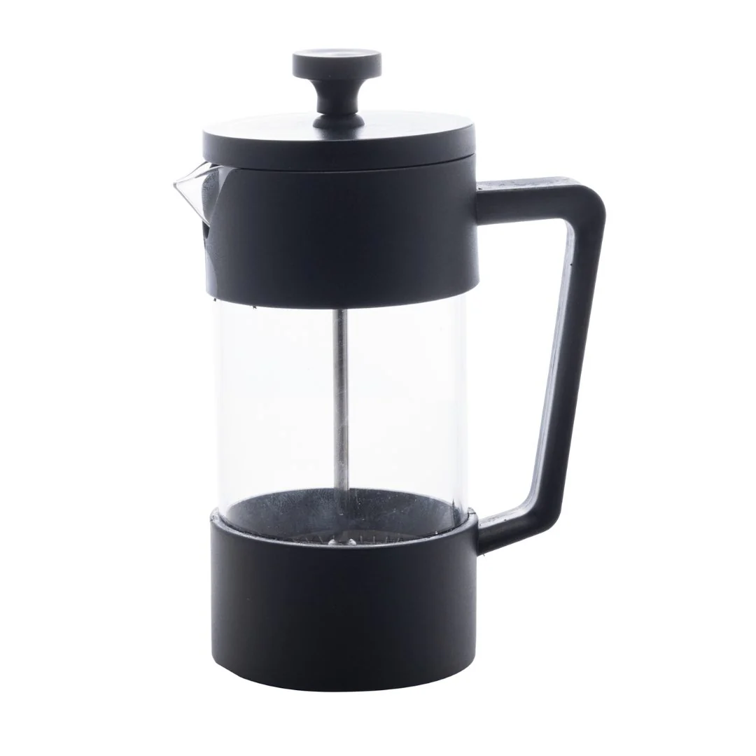 Cafeteira Francesa Prensa Vidro Borossilicato e Plástico Preta 420ml - Image 6
