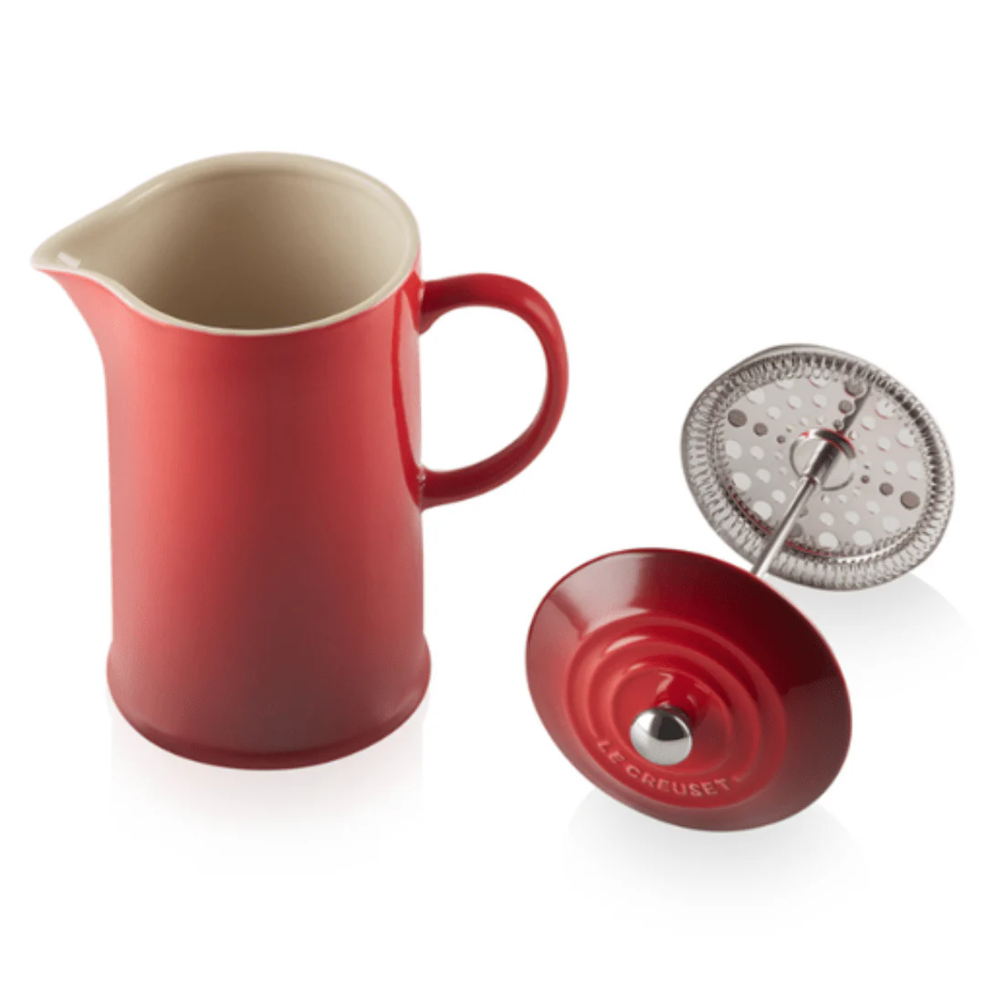 Cafeteira Prensa Francesa  Vermelha 1 Litro Le Creuset - Image 3