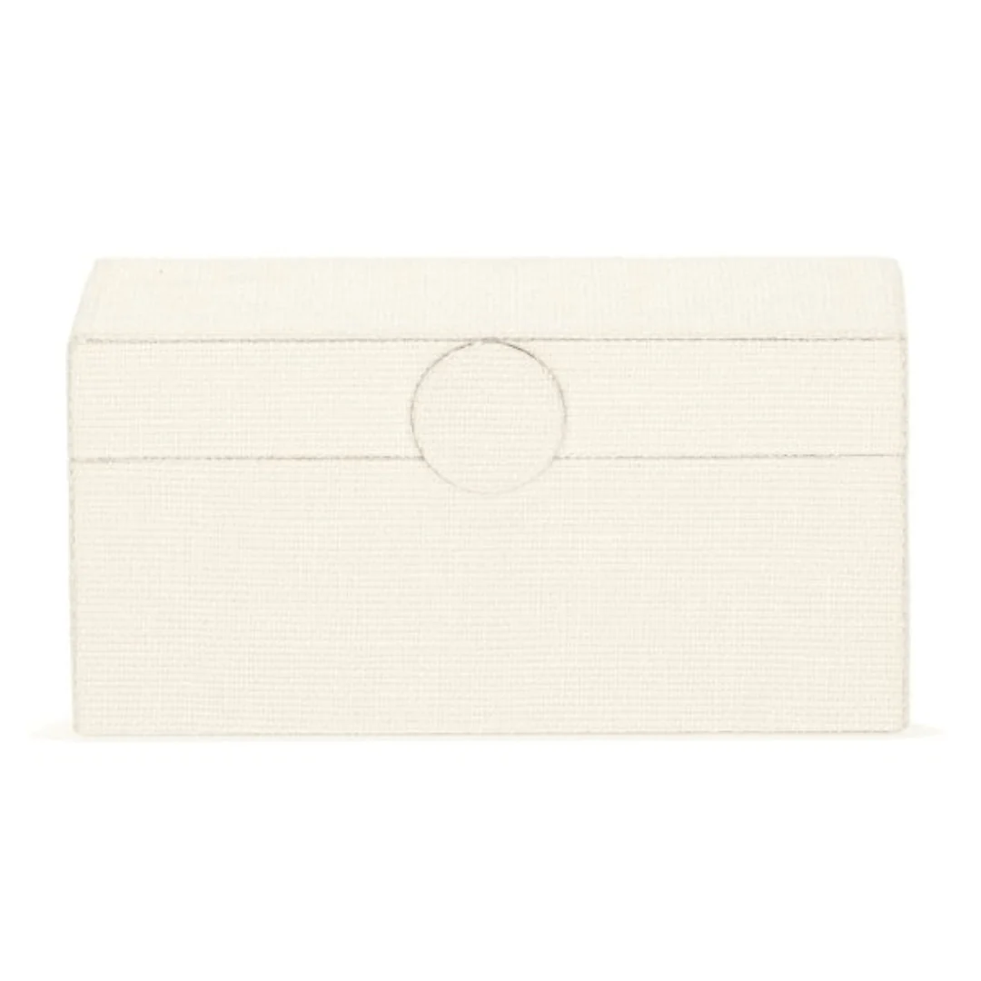 Caixa Decorativa em MDF e Linho off White 20,5cm - Image 8