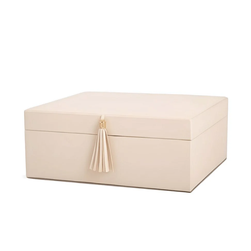 Caixa Decorativa em MDF e PU Branca 27,5cm - Image 5