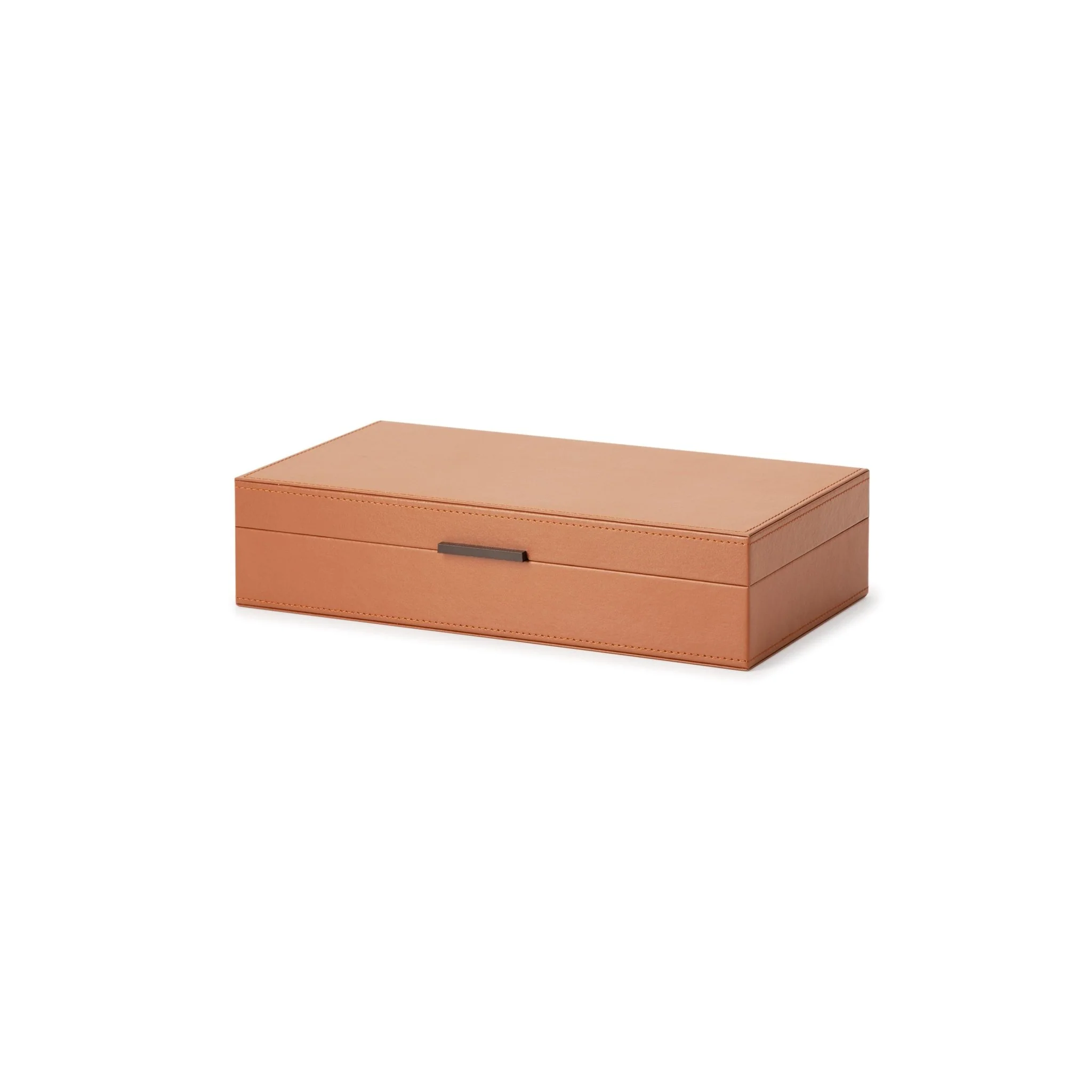 Caixa em MDF com Revestimento em PU Marrom 36cm - Image 2
