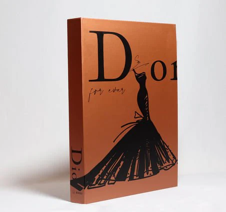 Caixa Livro Dior For Ever Metalizado 36cm
