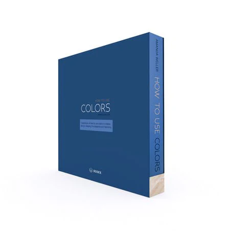 Caixa Livro How To Use Colors Azul 30cm - Image 3