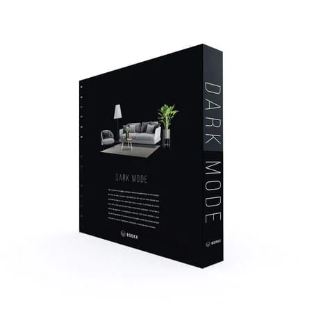 Caixa Livro Interior Design Dark Mode Preto 30cm - Image 3