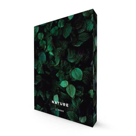 Caixa Livro Nature Preto e Verde 36cm - Image 5