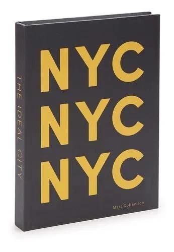 Caixa Livro NYC New York Chumbo 33cm