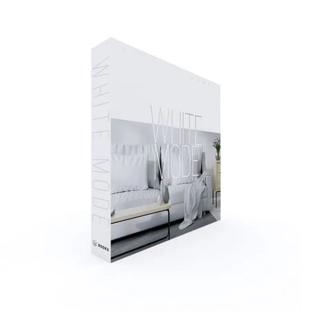 Caixa Livro White Mode Branco 30cm