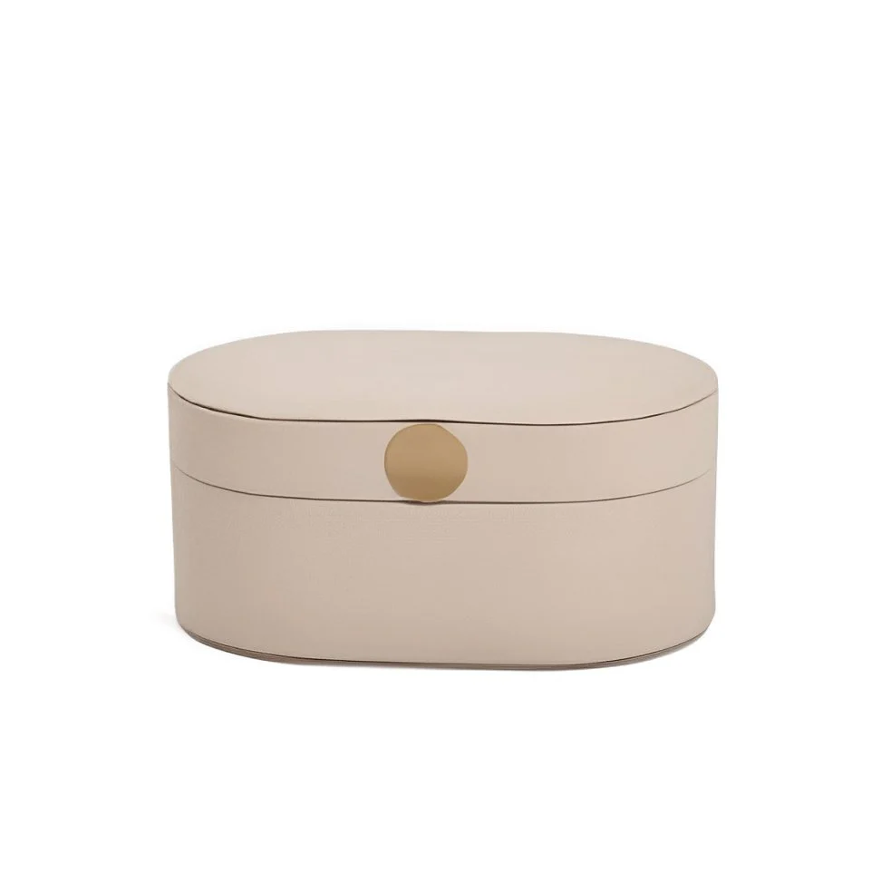 Caixa MDF com Revestimento em PU Bege 17,5cm - Image 3