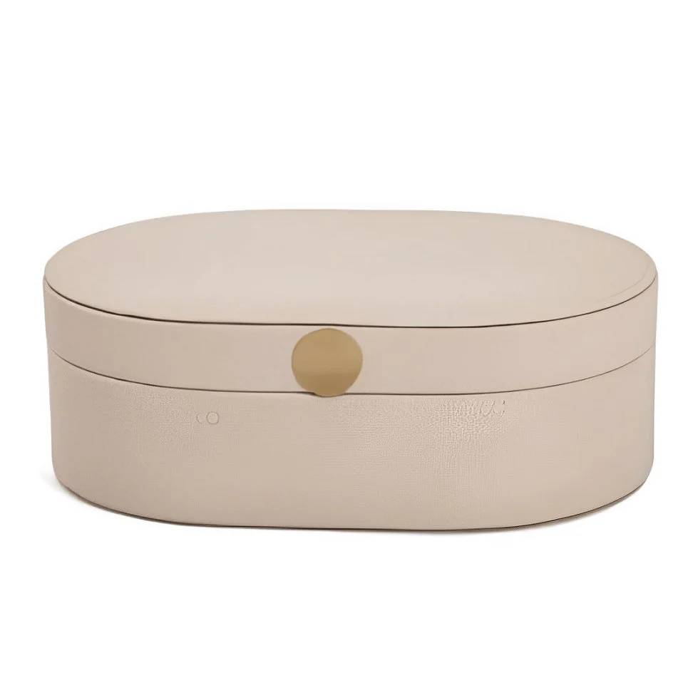 Caixa MDF com Revestimento em PU Bege 23,5cm - Image 4