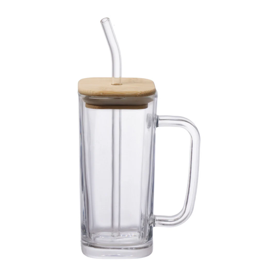 Caneca com Tampa de Bambu e Canudo Accio 290ML - Image 3