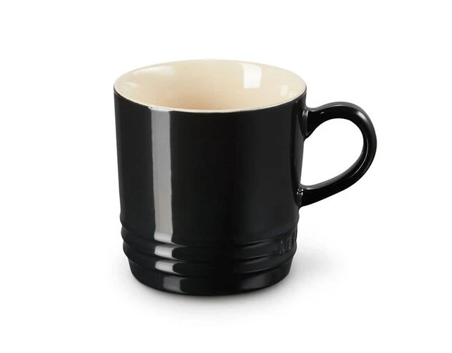 Caneca de Cappuccino Black Ônix Preta 200ml Le Creuset - Image 4
