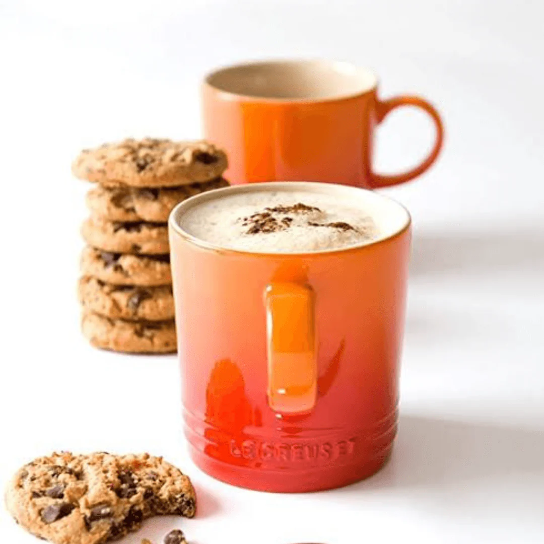 Caneca de Cappuccino Laranja 200ml Le Creuset - Image 2