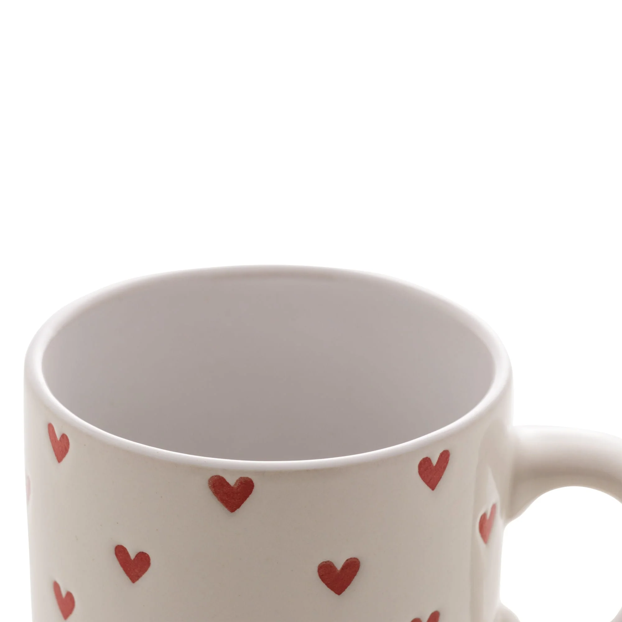 Caneca de Cerâmica Coração Branco 240ml - Image 7