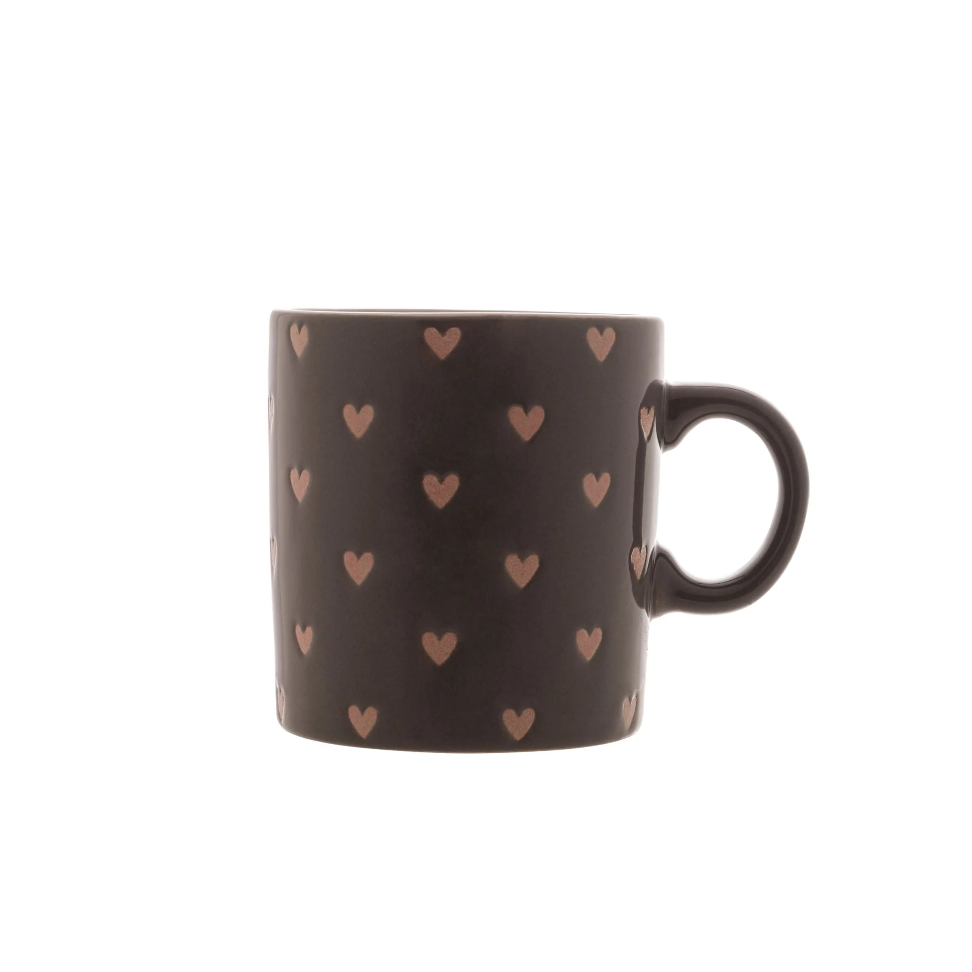 Caneca de Cerâmica Coração Cinza 240ml - Image 6