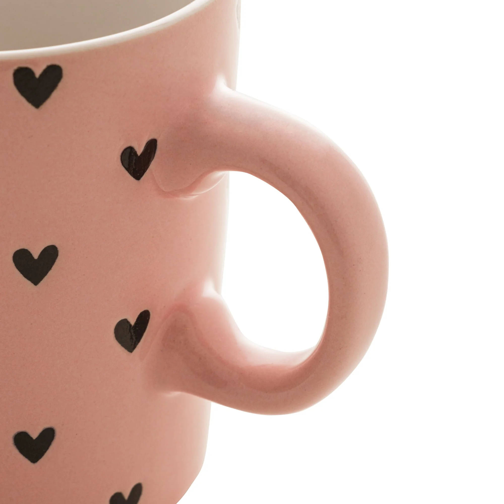 Caneca de Cerâmica Coração Rosa 240ml - Image 7