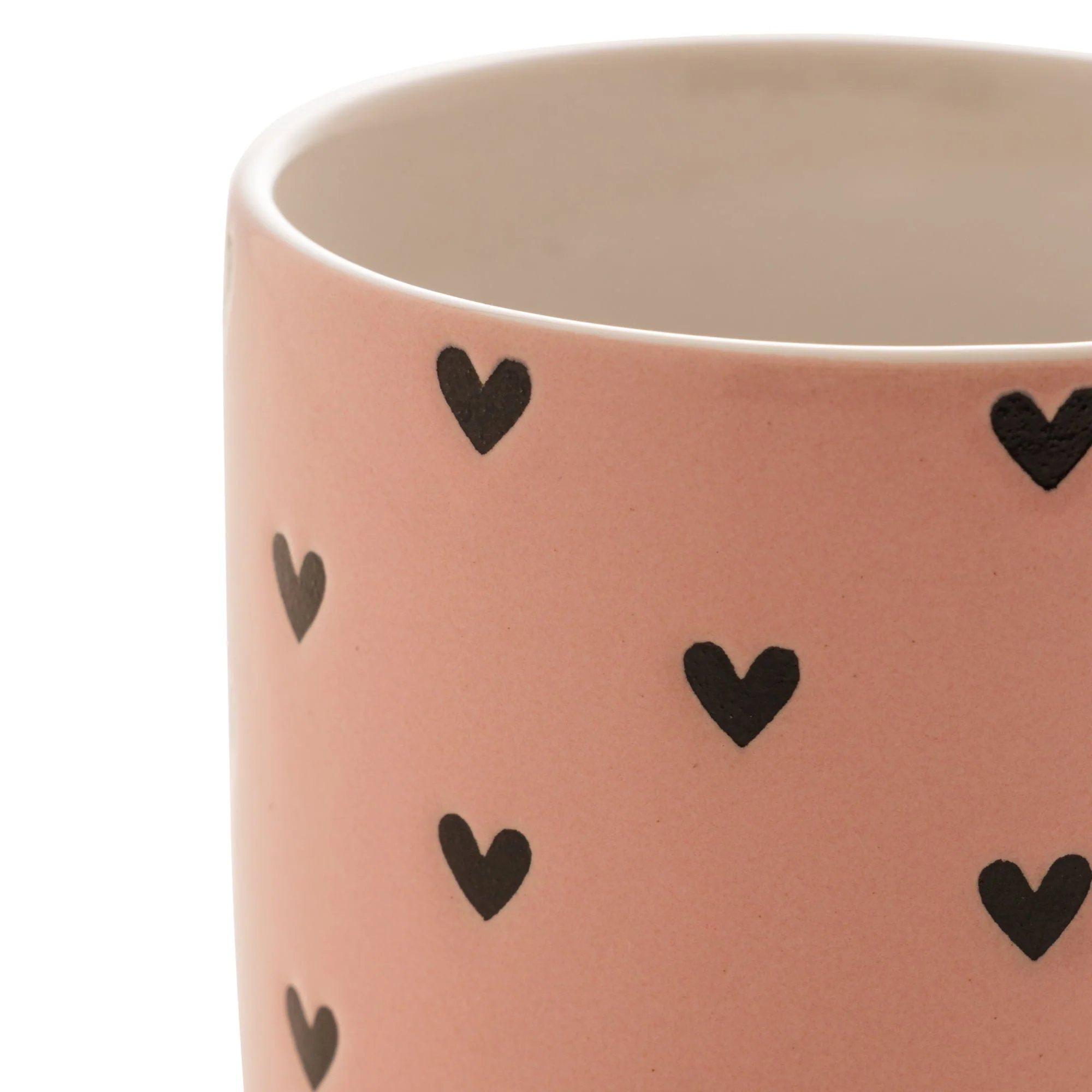 Caneca de Cerâmica Coração Rosa 240ml - Image 8