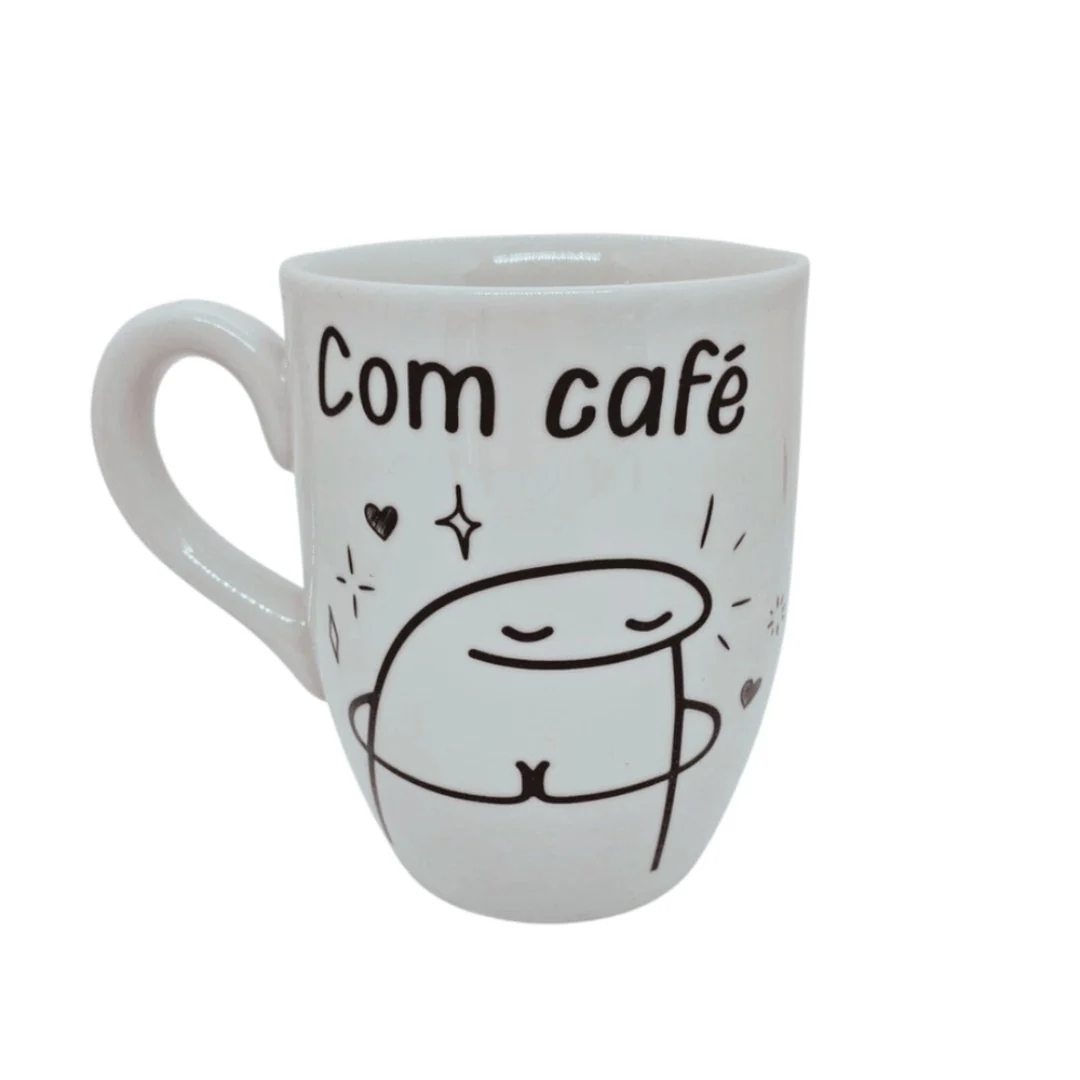 Caneca de Porcelana Meme Branca 350ml - Image 3