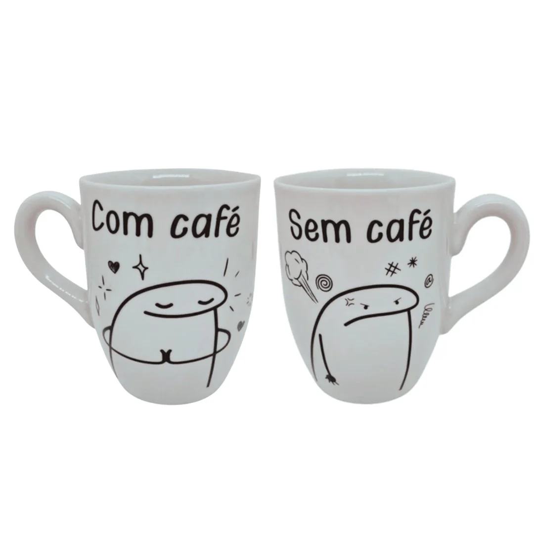 Caneca de Porcelana Meme Branca 350ml - Image 4