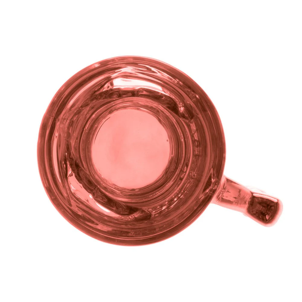 Caneca Chopp e Cerveja de Vidro Caveira Rock Rose Gold - 510 ml - Image 4