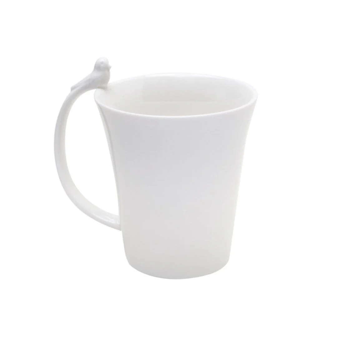 Caneca Porcelana Alça Pássaro Birds 300ml - Image 4