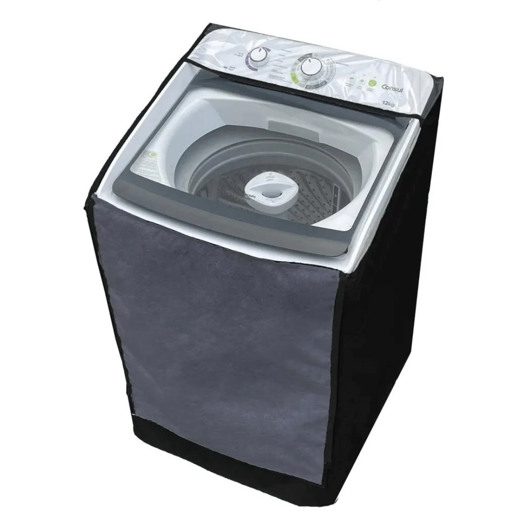 Capa para Máquina de Lavar Brastemp 9kg e Consul 9kg CWB09 Preta