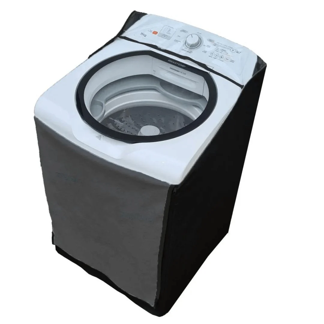 Capa para Máquina de Lavar Brastemp Active 11kg Preta