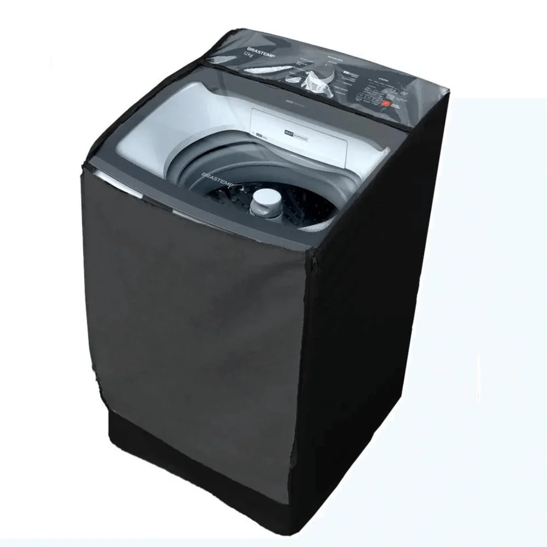 Capa para Máquina de Lavar Brastemp BWK 12kg Preta