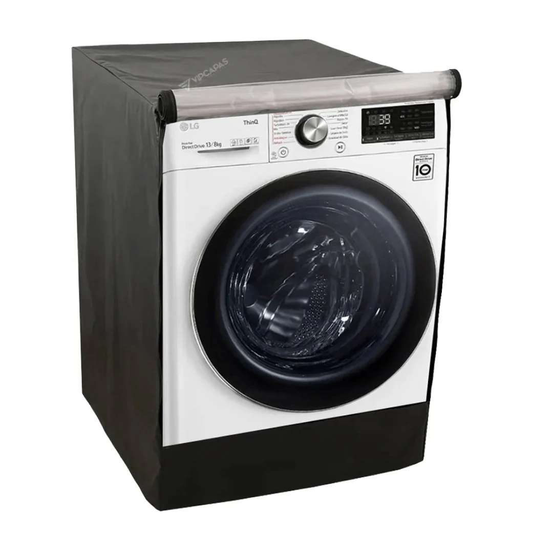 Capa para Máquina Lava e Seca LG 13kg VC4 Preta - Image 2