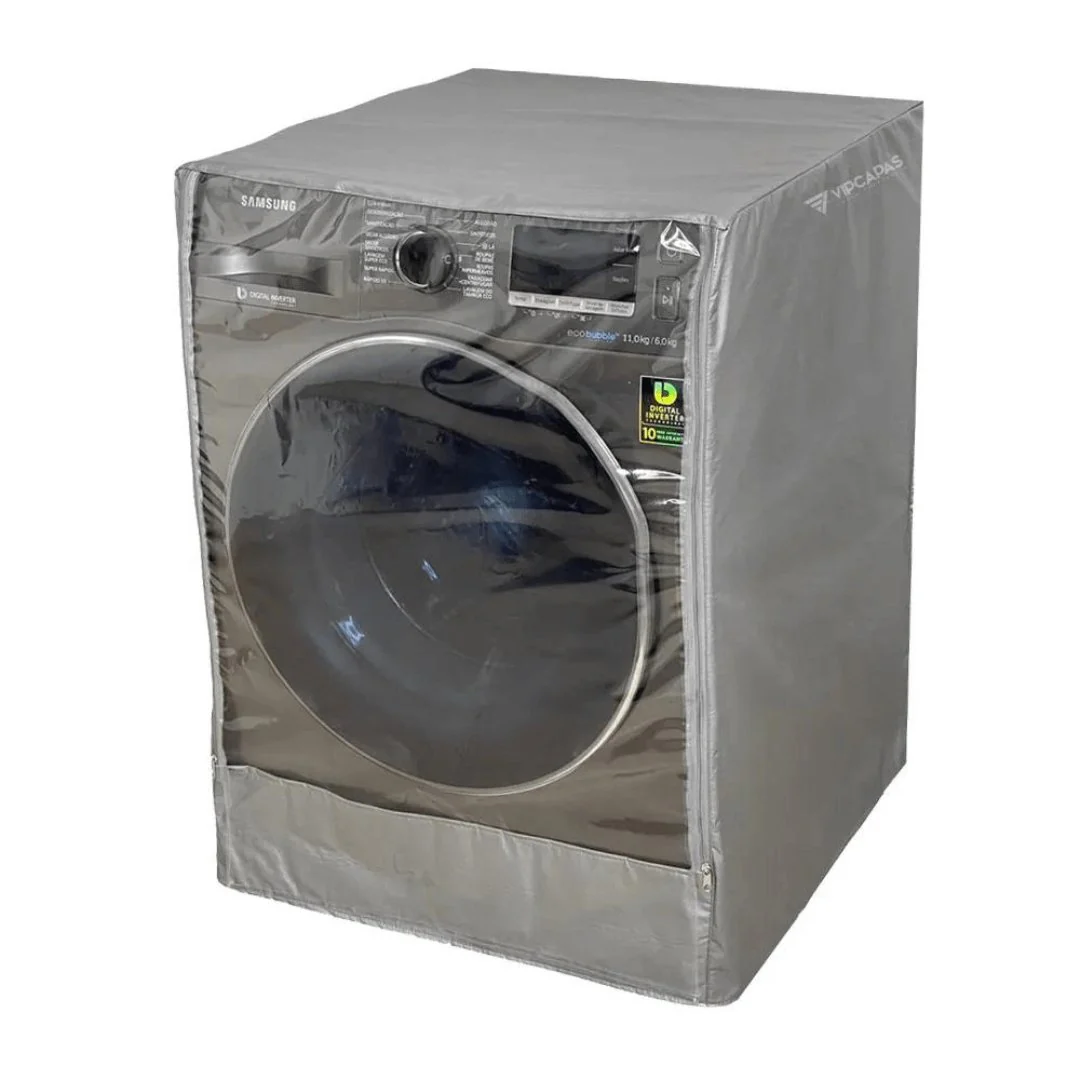 Capa para Máquina Lava e Seca Samsung 11kg Cinza