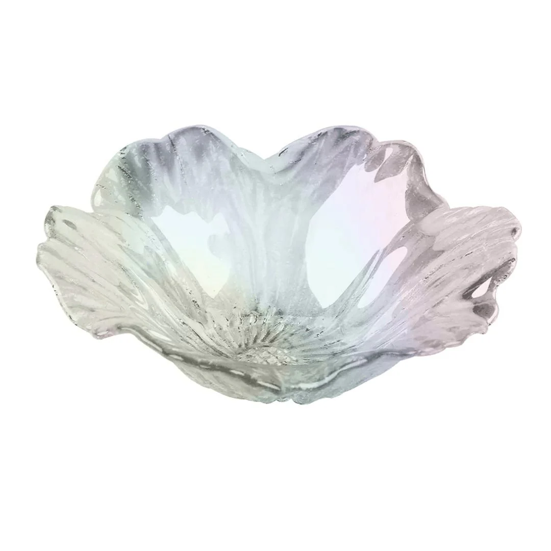 Centro de Mesa Flor em Vidro Furta Cor 15cm x 5cm