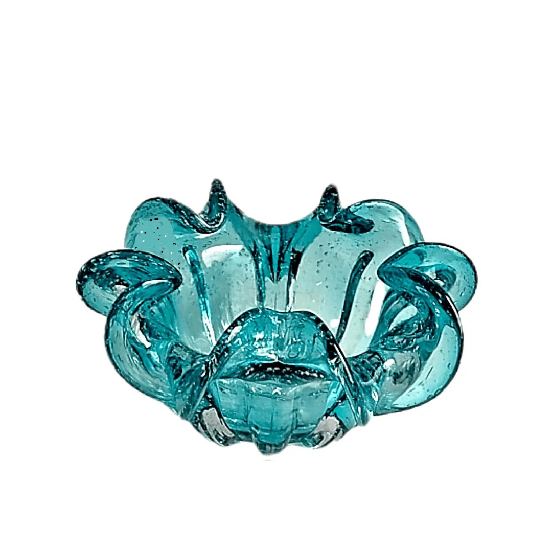 Centro de Mesa Murano Azul 21cm