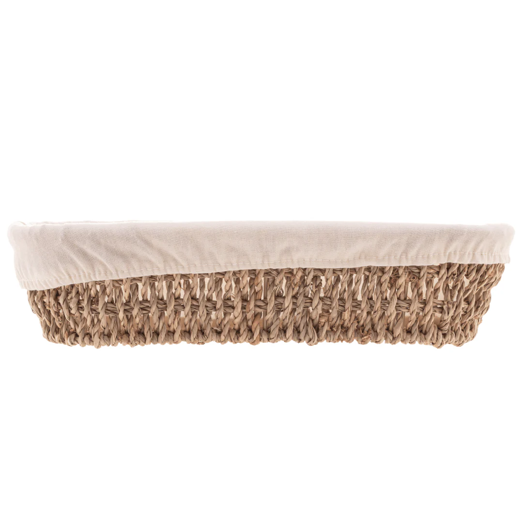 Cesta Oval de Sisal com Forro de Tecido 28cm - Image 4