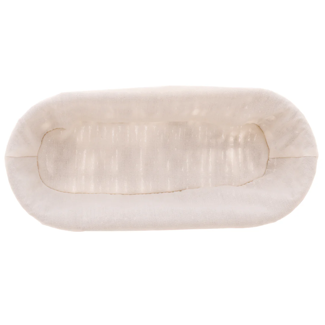 Cesta Oval de Sisal com Forro de Tecido 28cm - Image 5