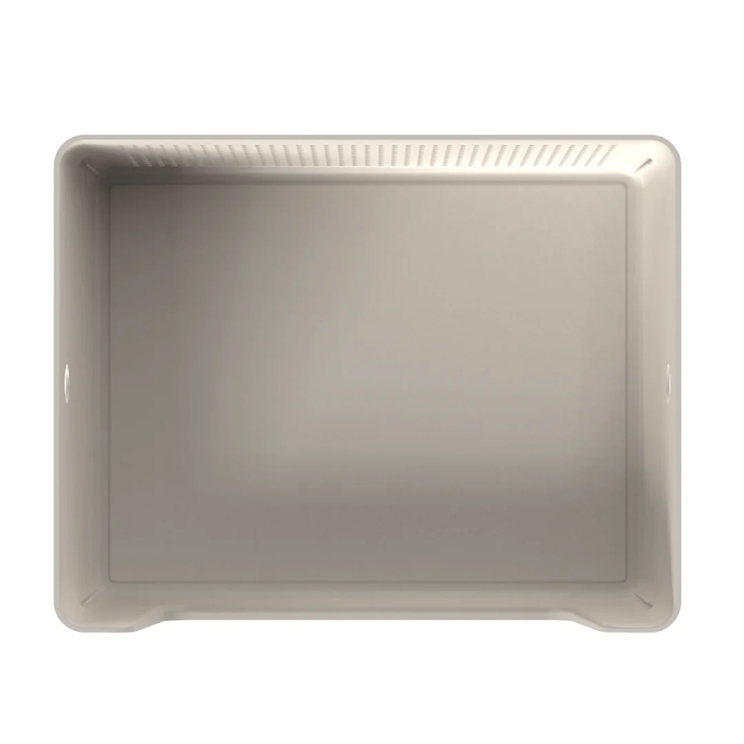 Cesto com Abertura Frontal Flow Bege 16L - Image 3