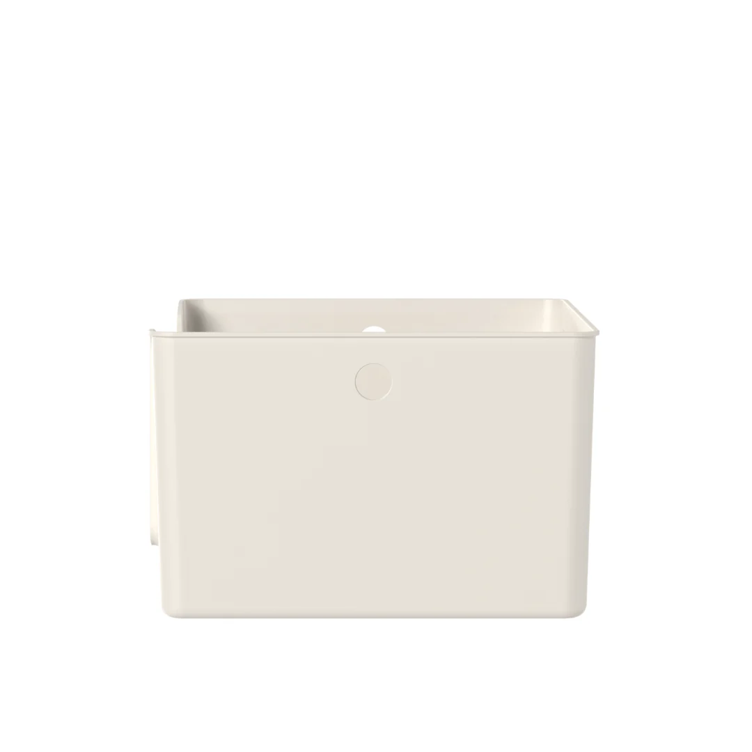 Cesto com Abertura Frontal Flow Bege 16L - Image 4
