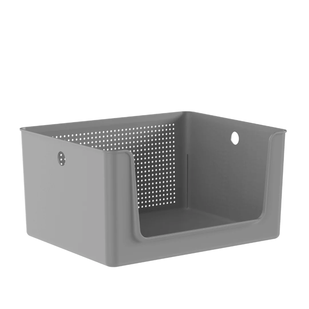Cesto com Abertura Frontal Flow Chumbo 16L - Image 6