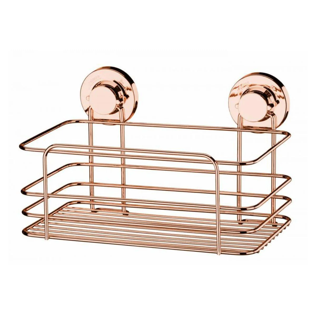 Cesto Multiuso com Ventosas Rose Gold Luxo - Image 3