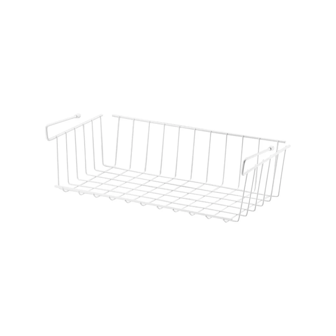 Cesto Organizador de Armário Grande 45,5cm Branco Cozinha Moderna - Image 4