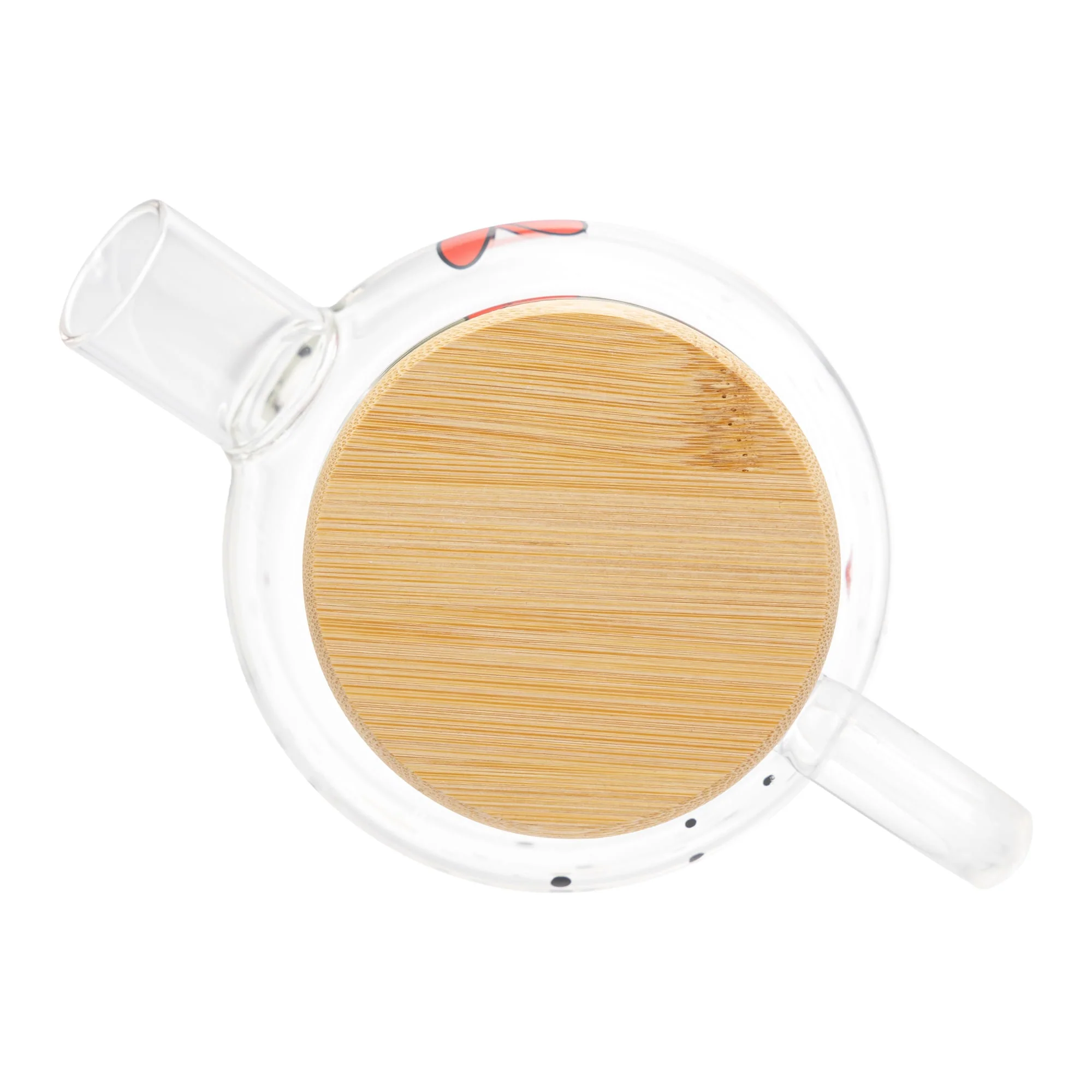 Chaleira de Vidro com Tampa de Bambu Heart 600ml - Image 9