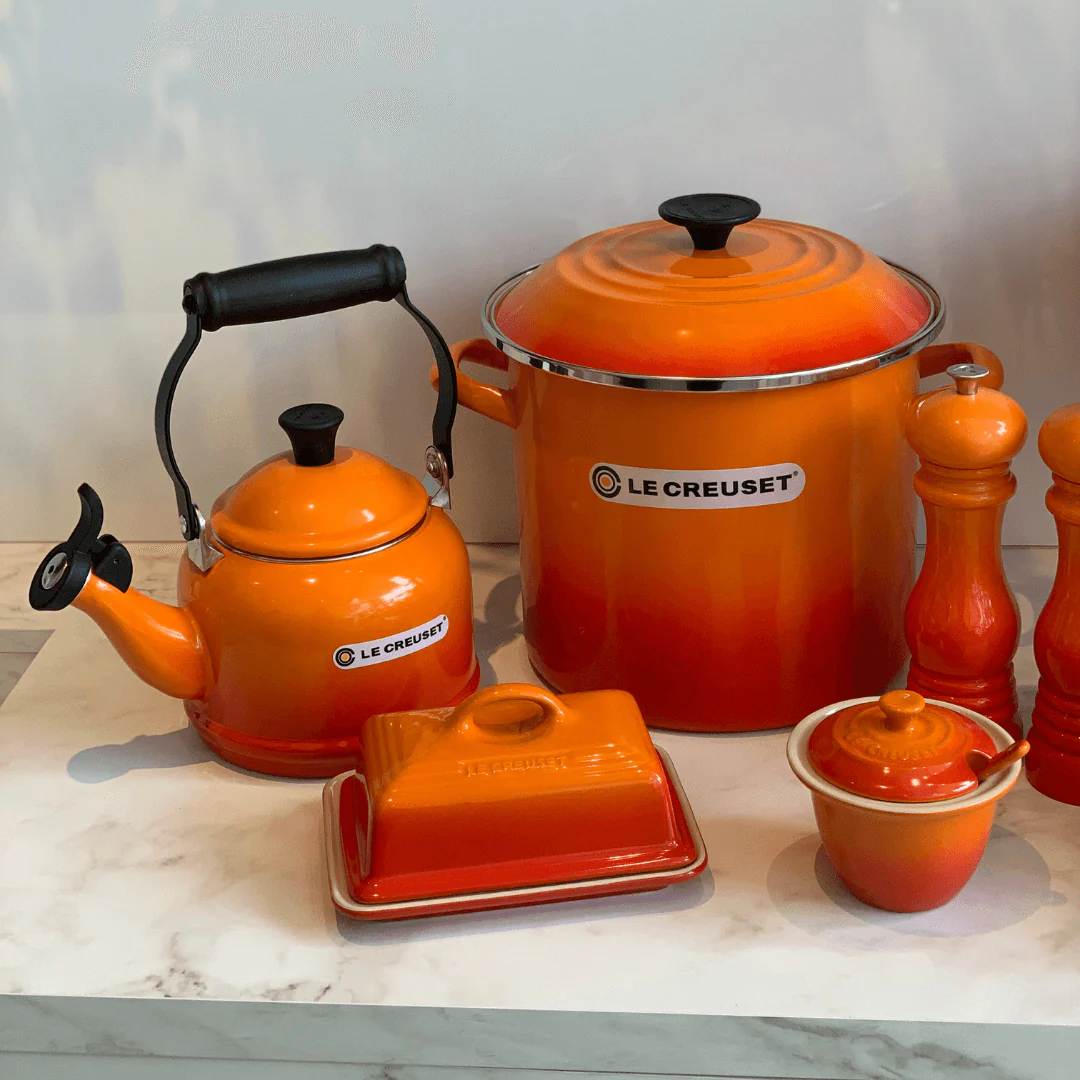 Manteigueira Cerâmica Laranja 17cm Le Creuset - Image 3