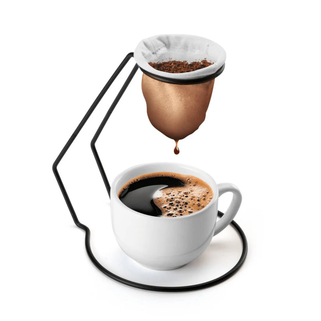 Coador de Café com Suporte Fast Coffee Preto - Image 4