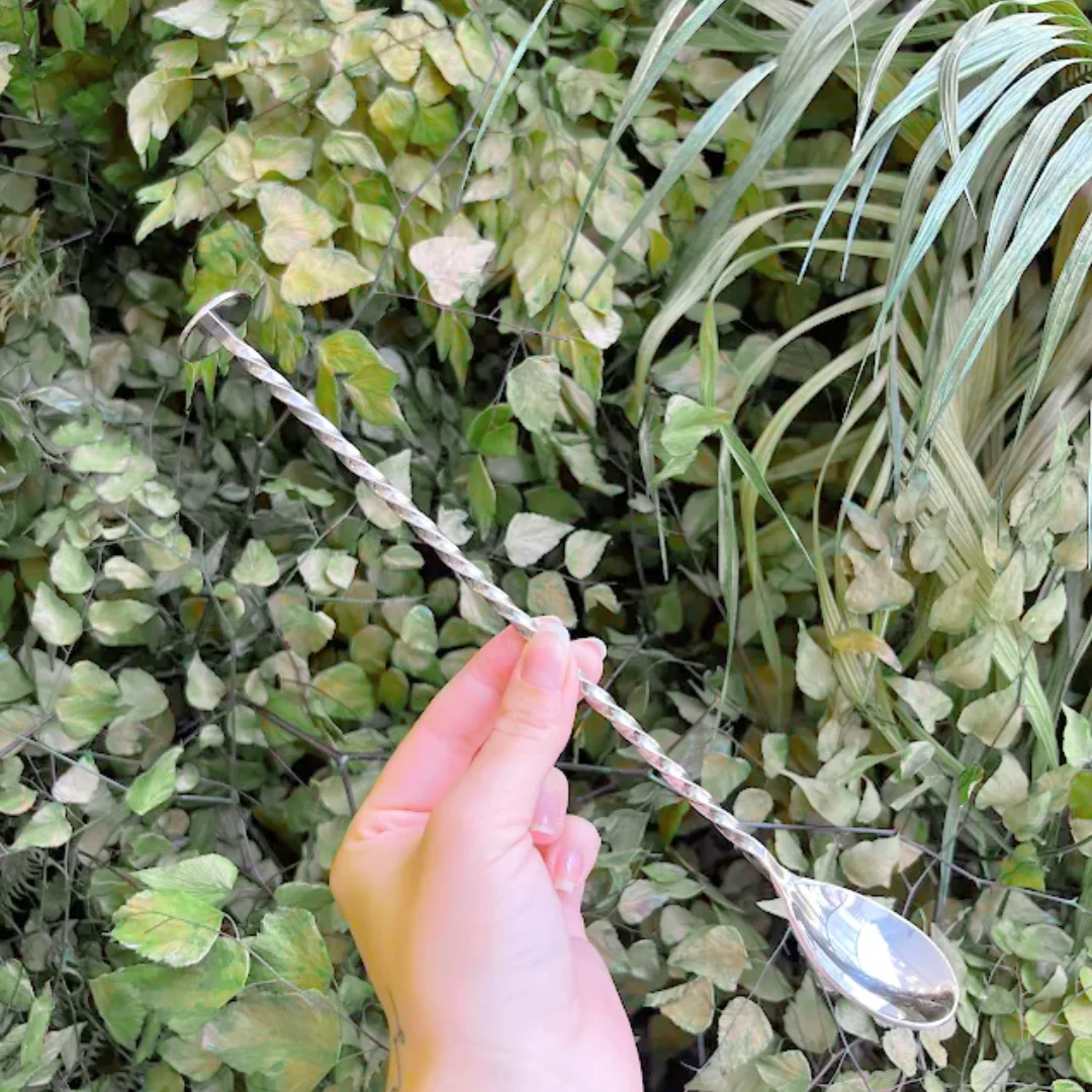 Colher Bailarina de Aço Inox Tress Prateada 26cm - Image 3