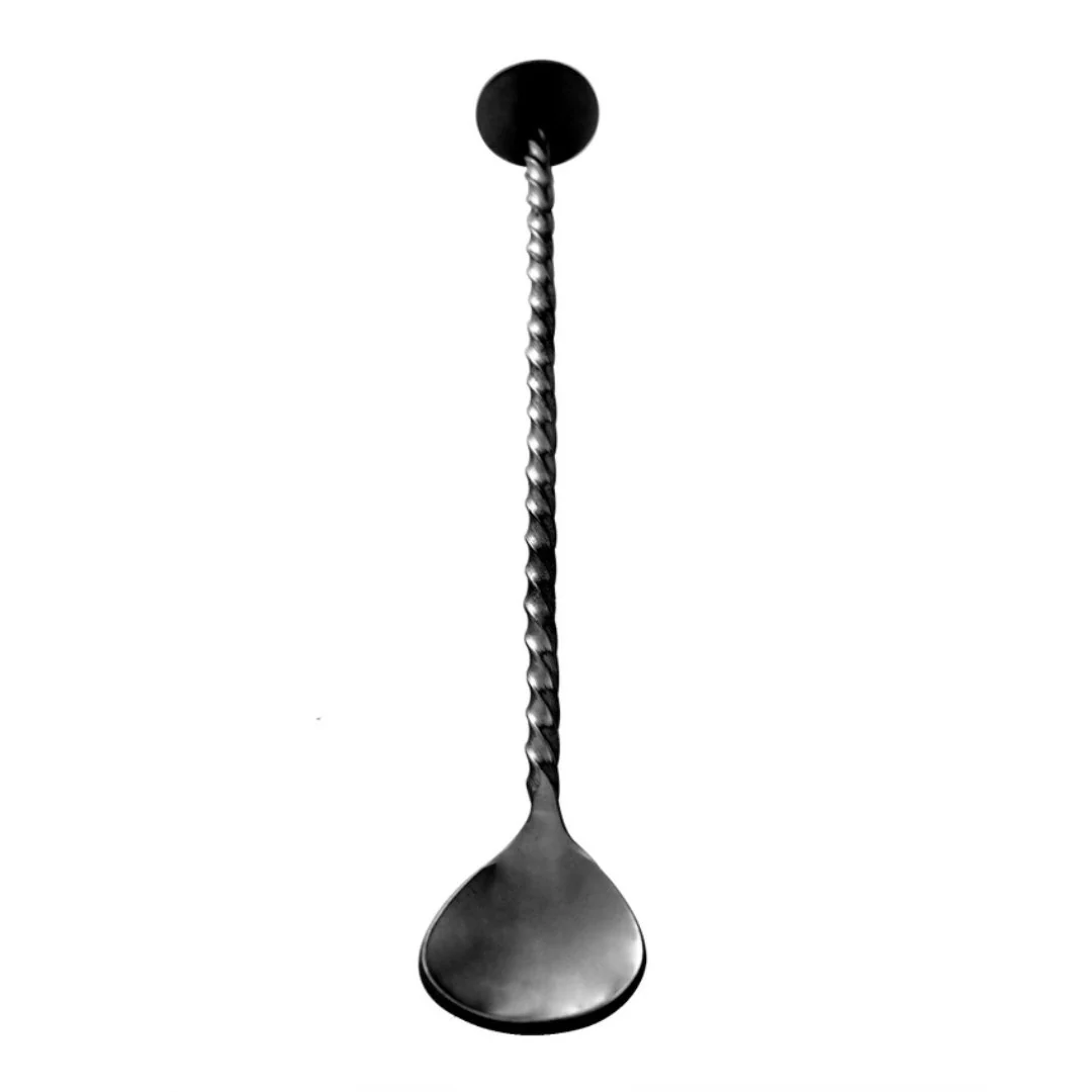 Colher Bailarina de Aço Inox Tress Preta 26cm - Image 4
