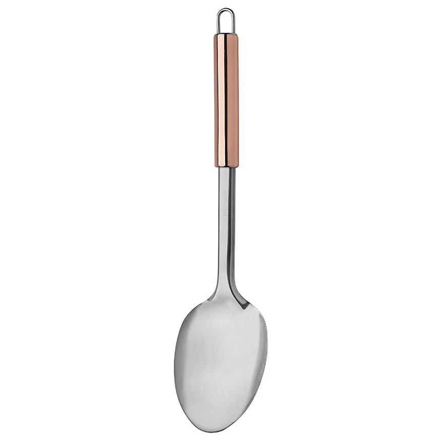 Colher de Arroz de Inox Cabo Metalizado Rose Gold