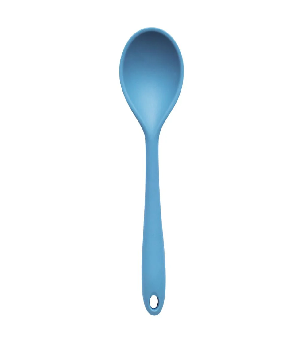 Colher de Silicone Duplo Azul