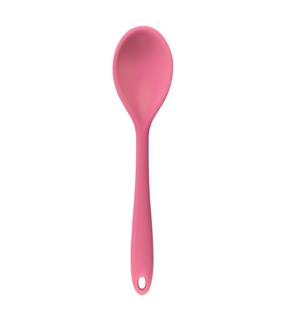 Colher de Silicone Duplo Rosa